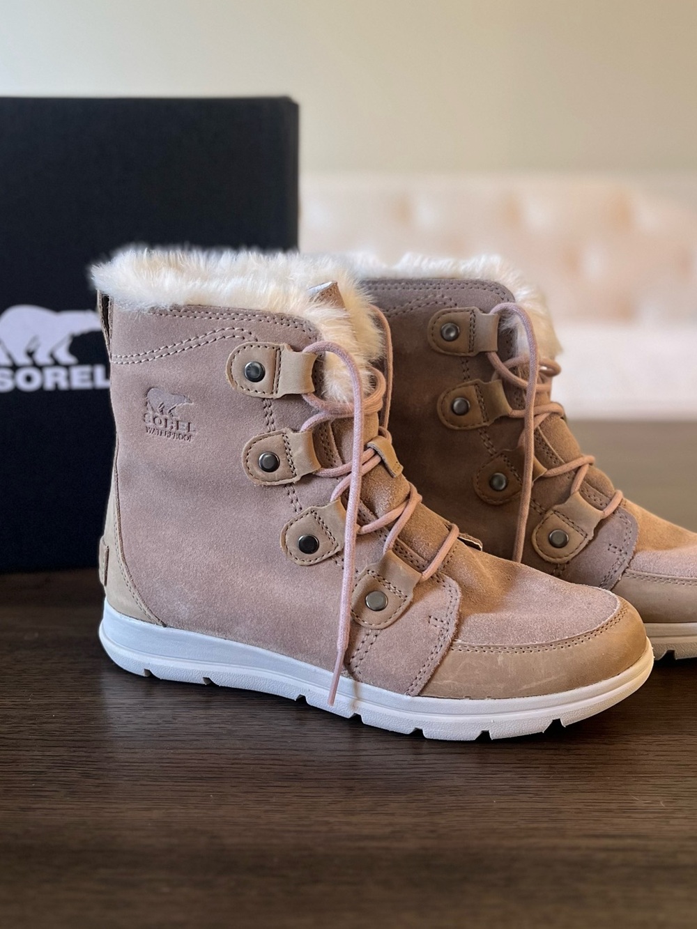 SOREL Joan Explorer Waterproof Insulated Cold Weather Winter Snow Boots - Picture 13 of 13
